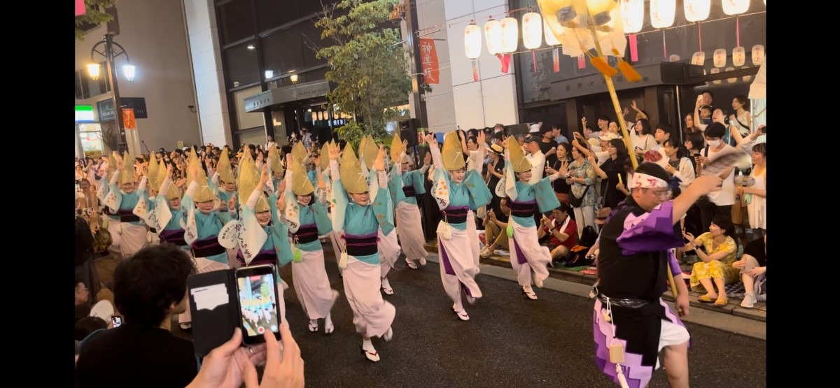 初参加、神楽坂盆踊り！祭り自体何年振りか・・・・